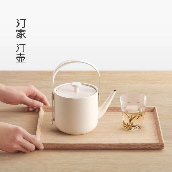 茶壶·米白